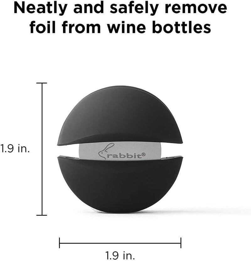 rabbit Wine Bottle Foil Cutter (Black), 1 EA - W6113 - Image 2