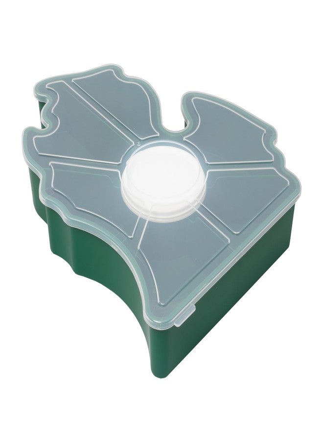 KOLORAE Michigan Serving Tray - Unique 7 Compartment Mitten State Reusable Snack Tray w/Dressing Cup. Great for Entertaining and Storage for Appetizers, Snacks, Chips & Dip - Image 4