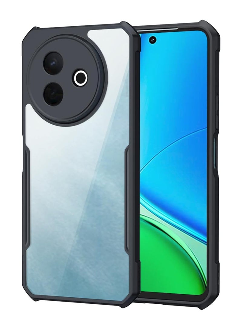 Case Compatible with Vivo Y39 5G, [Droproof] [Sweat-Proof] [Fingerprint-Proof] Shockproof Protective Phone Case -Black  - Image 1