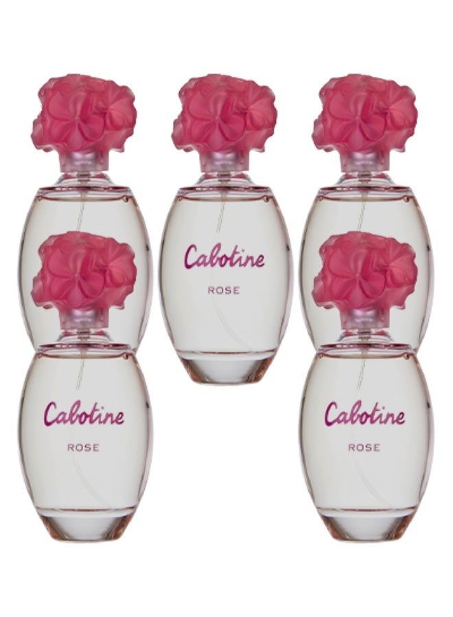 Parfums Gres 5 Pieces Cabotine Rose Perfume For Women 100ml EDT - Image 1