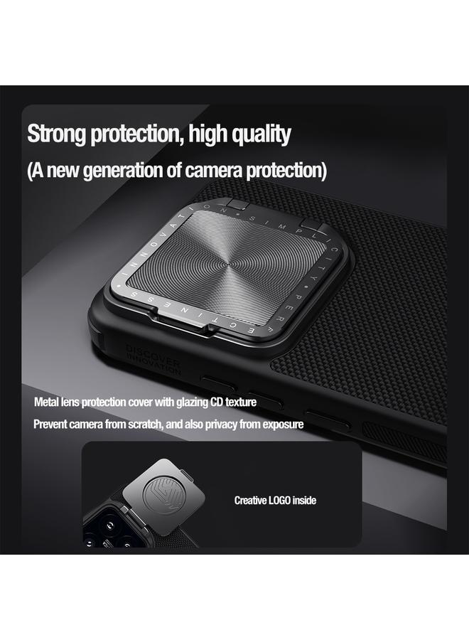 Nillkin Case For Xiaomi 14 Pro Textured Prop Magnetic Lens Protection Holder Nylon Phone Case - Image 4