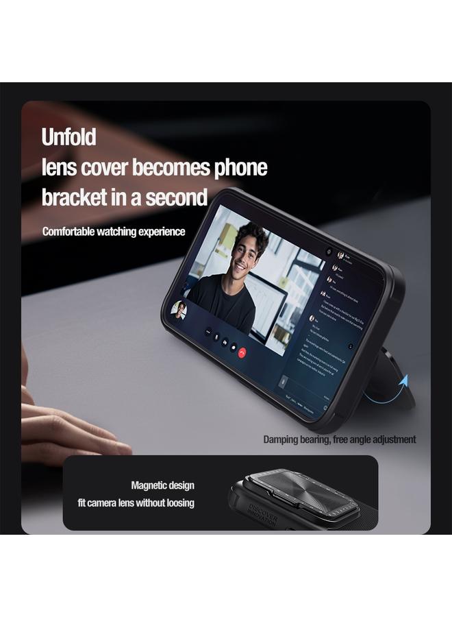 Nillkin Case For Xiaomi 14 Pro Textured Prop Magnetic Lens Protection Holder Nylon Phone Case - Image 5
