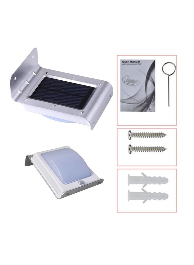 Solar Powered Lamp Outdoor 16 LED LEDs Lights Wall Light Ray Sound Sensor Light Outdoor Garden - Image 3