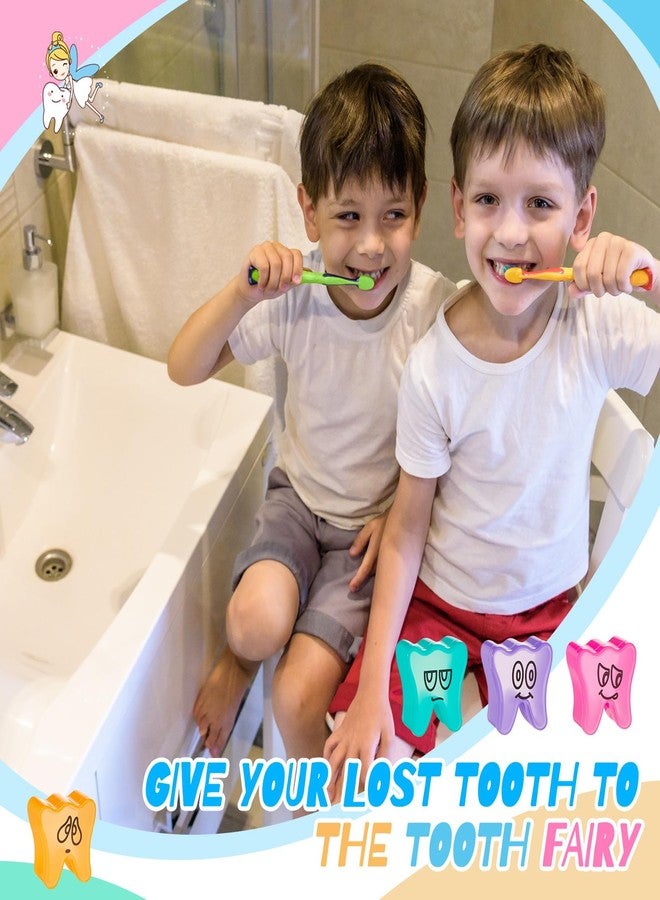 Beeveer 60 Pcs Colorful Tooth Saver Box for Kids Boys Girls Plastic Lost Fairy Tooth Holder Bulk Keepsake for School Classroom Dentist Baby Teeth Party Favor Bag Fillers, 6 Colors, 1.69*1.69*1.06 Inch - Image 4