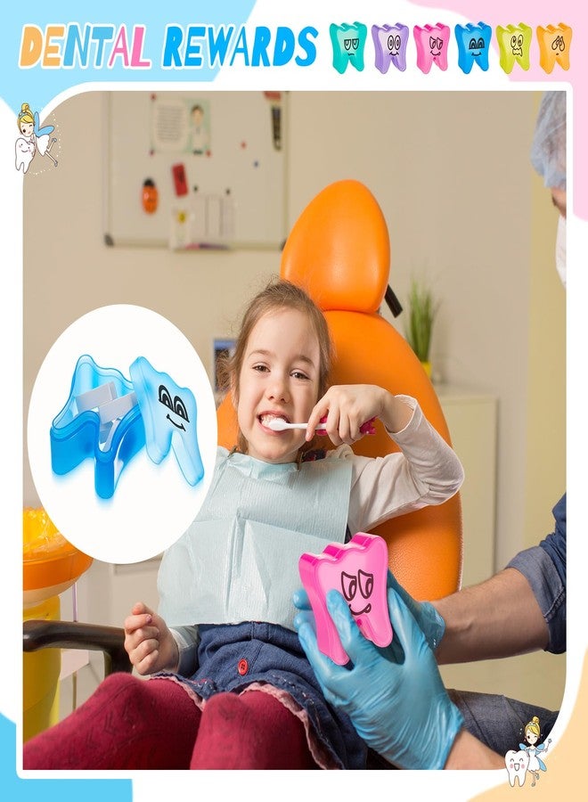 Beeveer 60 Pcs Colorful Tooth Saver Box for Kids Boys Girls Plastic Lost Fairy Tooth Holder Bulk Keepsake for School Classroom Dentist Baby Teeth Party Favor Bag Fillers, 6 Colors, 1.69*1.69*1.06 Inch - Image 5