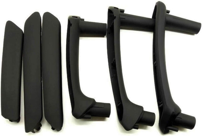 QASULER 6pcs Black Interior Door Handle Set for VW Passat B5 - Image 1