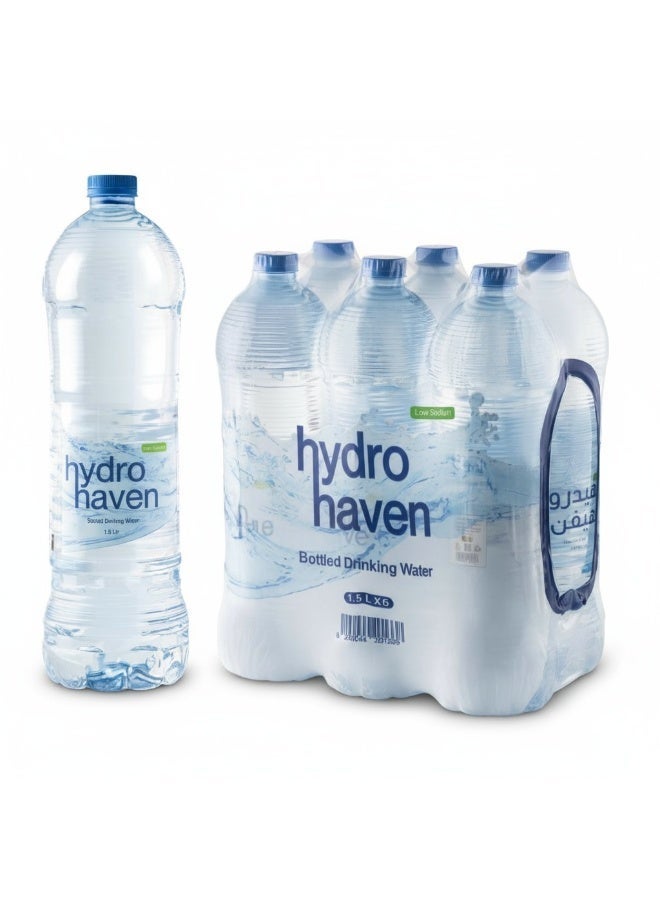 HYDRO HAVEN Bottled Drinking Water 1.5 L X 6 Packs - Image 1