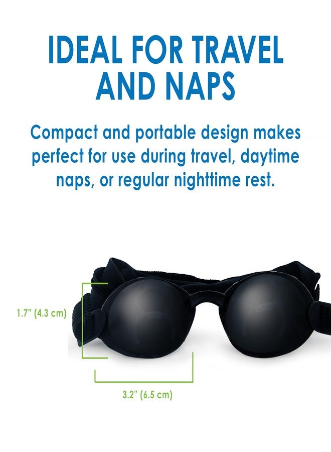 EYEECO Onyix Silicone Hydrating Sleep Mask - Adjustable, Medical Grade Silicone Mask for Nighttime Dry Eye Relief and Hydration, Black - Image 4