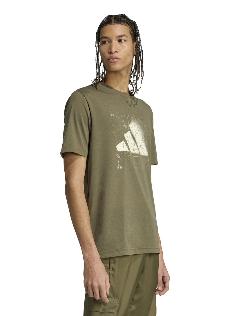 Adidas Climacool City Tech Storm Logo Graphic T-Shirt