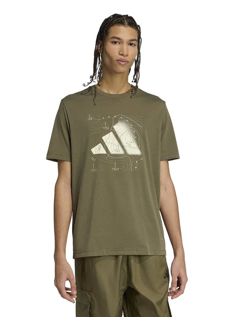 اديداس تيشيرت مطبوع بشعار سيتي تك ستورم كلايماكول