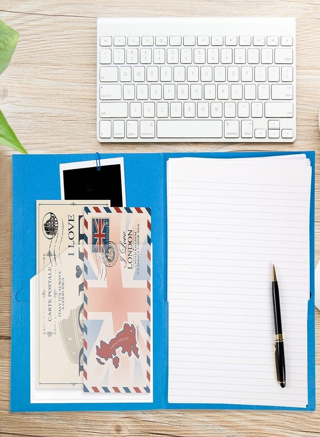 براساكو 6 قطع من جيوب لاصقة للمخططات، جيوب شفافة للزوايا، جيوب لاصقة للمخططات والمجلدات والدفاتر، ملحقات المخططات للمنزل والمكتب والمدرسة (6 × 6 بوصة) - Image 5