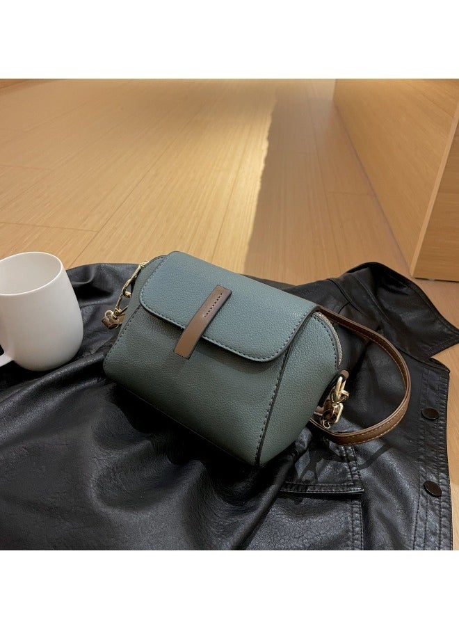 Generic Women's PU Leather Shoulder Bag, Ladies Waterproof and Wear-resistant Crossbody Bag Sling Bag Side Bag Carry Bag, Korean Style Small Bag Satchel Bag Beach Bag Phone Bag for Girls/College Students  - Image 3