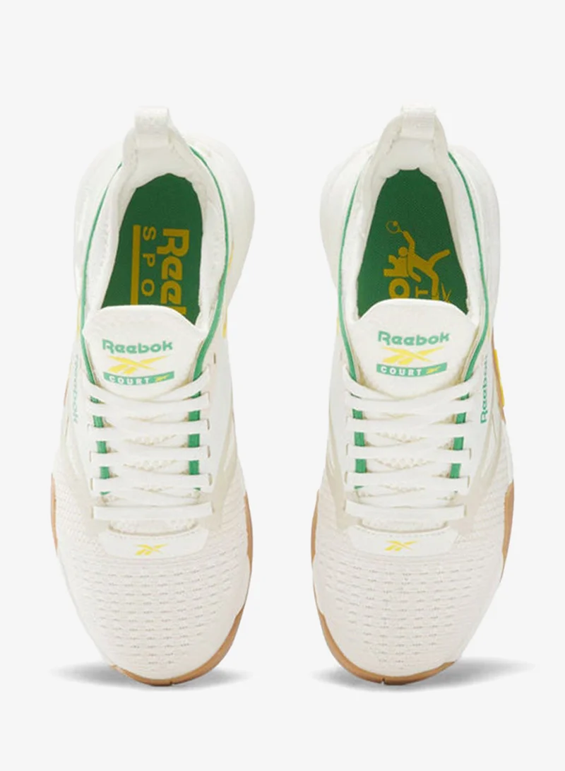 Reebok Chalk/Alabaster/Upgrade Green Reebok Nano Court Training Women's Shoes for Women | Best Price UAE