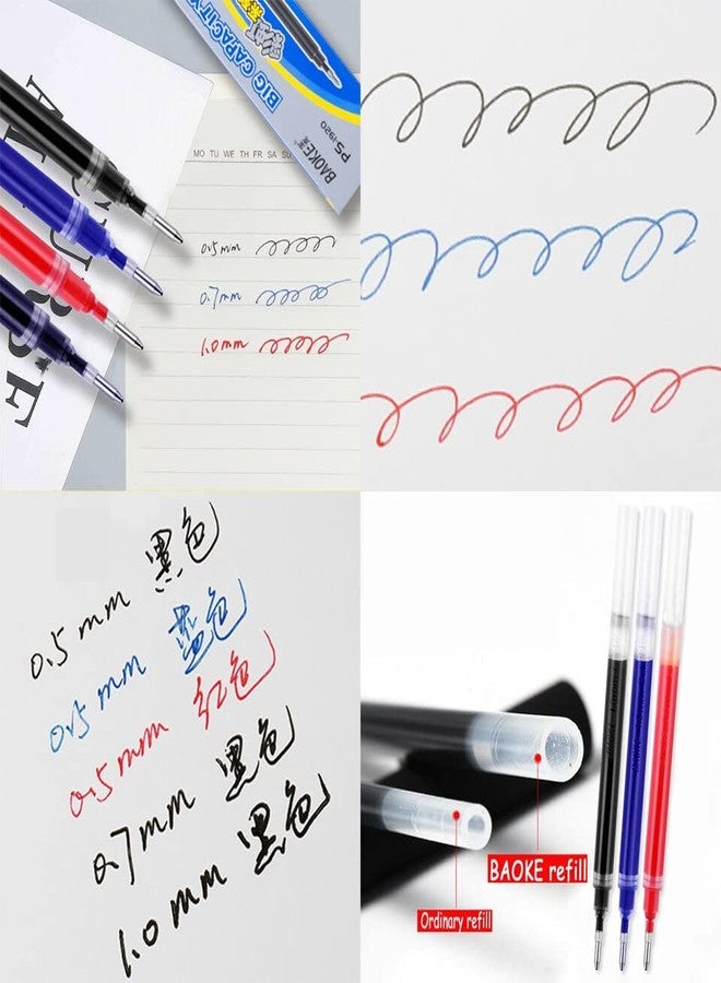Definite Art Baoke Pen Refill High Capacity Extra Smooth Refill Replacement (for Baoke Pen Only) (Blue, 1 mm, Pack of 6 Refill) - Image 2