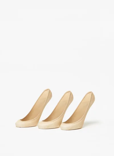 Celeste Women's Solid No Show Socks - Set of 3