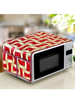 KANUSHI KANUSHI Industries MicrowaveOven Top Cover With 4 Utility Pockets 1 Pc Top Load Semi Automatic Washing Machine Cover MICROWASMACSEMIREDGOLDENLINE  - Image 2