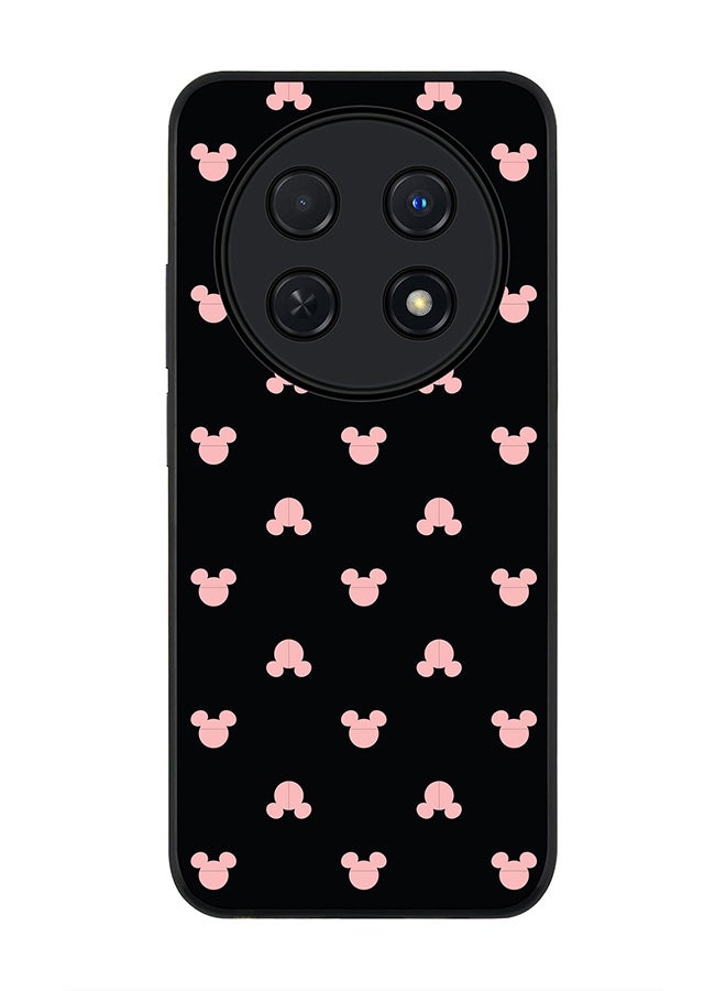 Stylizedd Rugged Black edge case for Huawei nova 12i 4G, Slim fit Soft Case Flexible Rubber Edges Anti Drop TPU Gel Thin Cover -  Mickey Print  - Image 1