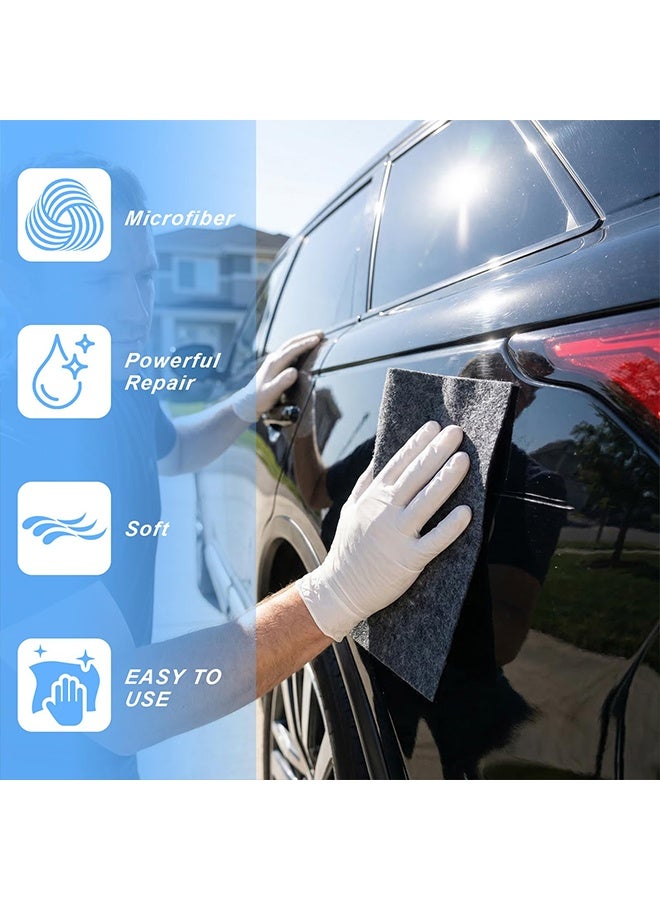 5 Pcs Nano Sparkle Cloth for Car Scratch Removal, Multi-Purpose Car Cleaning Cloth, Nanowipe for Water Spots, Paint Repair & Vehicle Surface Polishing - Image 4