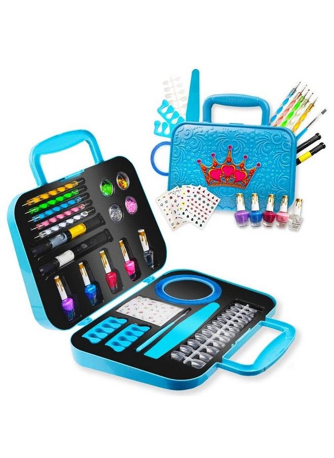 Toysical - Nail Art Kit For Girls Girls Nail Polish Sets For Kids Or Tweens Non Toxic Nail Gift Set Top Birthday Gift For Ages 6 7 8 9 10 11 12 Year Old Children Or Preteen Girls - Image 1