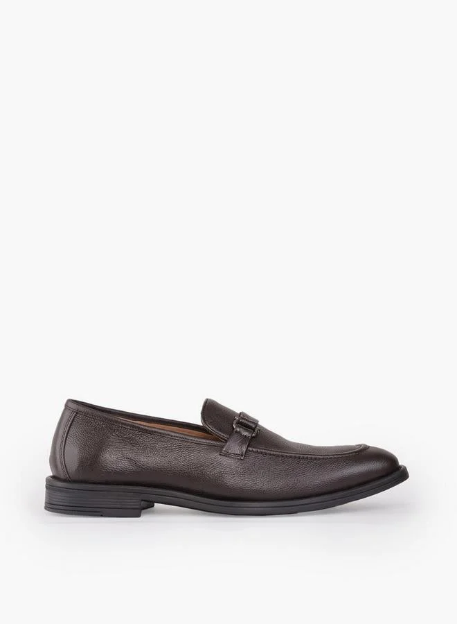 دوتشيني Men Metallic Accent Slip-On Loafers