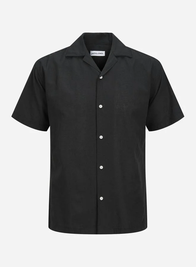 JACK & JONES jack and jones Solid Resort Collar Regular Fit Shirt
