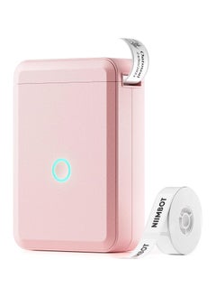 NIIMBOT D110 Label Printer Thermal Label Maker Machine with 1 Roll 15mm*30mm White Tape, Portable Mini Wireless Bluetooth Sticker Printer for Phone Easy to Use for School Office Home Organization Rechargeable Use, Mobile Phone Editable, Printable Width 10-15mm, Pink  - Image 3