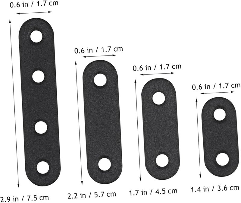 Tehaux 32 Pcs Stainless Steel Corner Brackets Flat Braces For Wood Furniture Repair - Image 3