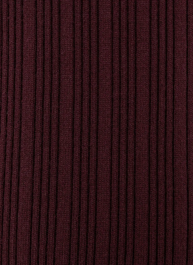 Lichi Textured knit jumper with large buttons
