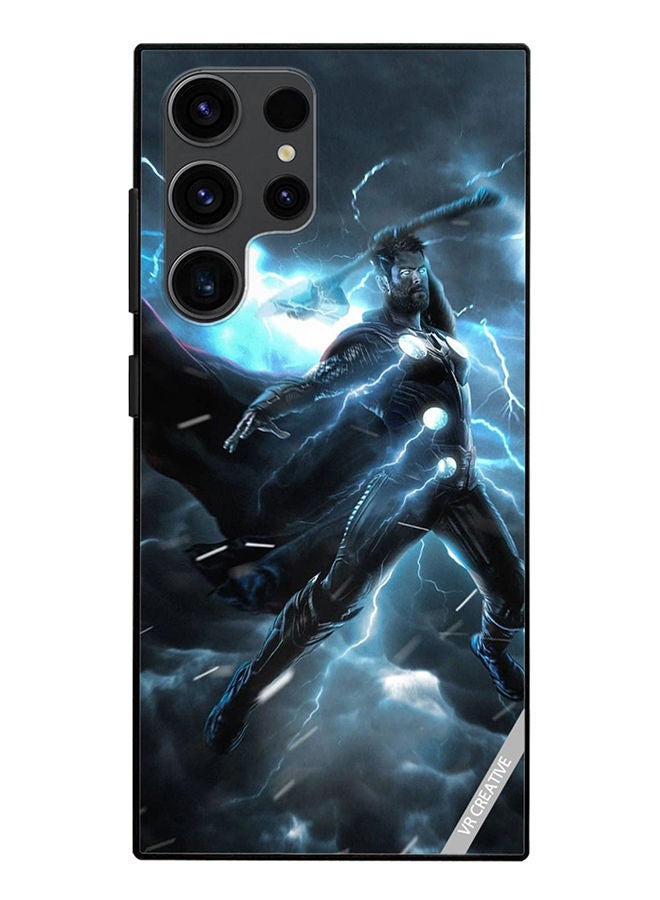 VR CREATIVE Protective Case Cover For Samsung Galaxy S23 Ultra 5G Thor Design Multicolour - Image 1