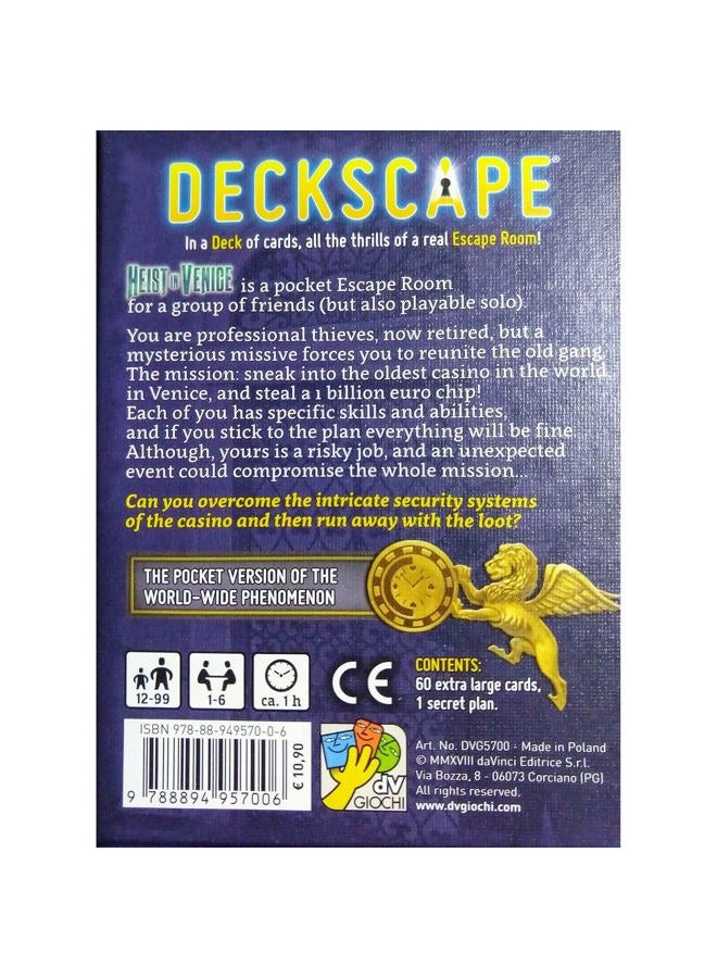 DV GIOCHI Deckscape: Heist in Venice - Image 2
