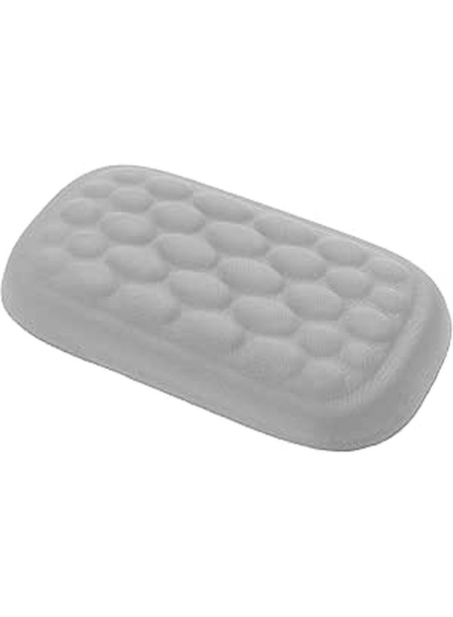 Memory Foam Keyboard Mouse Wrist Pad Ergonomic Gray One Handed Support Cushion - Image 1