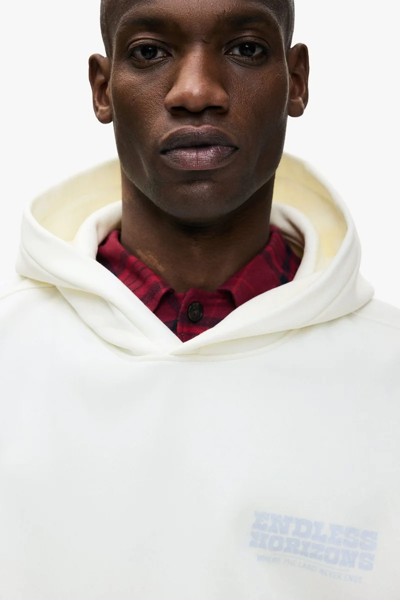 H&M Relaxed Fit Printed hoodie