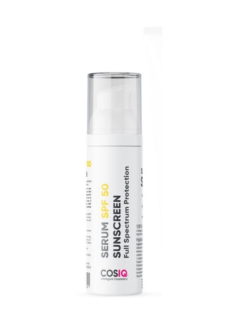 CosIQ Cos-IQ Glow & Protect Skincare Kit | 2% Ceramides moisturiser 100ml, 20% Vitamin C Serum 30ml & Sunscreen Spf50 30ml | Premium Gift Set for Women & Men | Barrier Repair Moisturizer for All Skin Types - Image 2