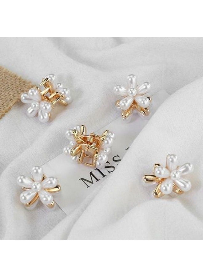 Blubby 12pcs Hair Clip Top Clip Hair Bang Clip Flower Hair Clamp Hair Clips for Women Thick Hair Womens Hair Clips Small Hair Pearl Hair Claw Jelly Hair Pins Camellia Alloy Girl Bracket - Image 2