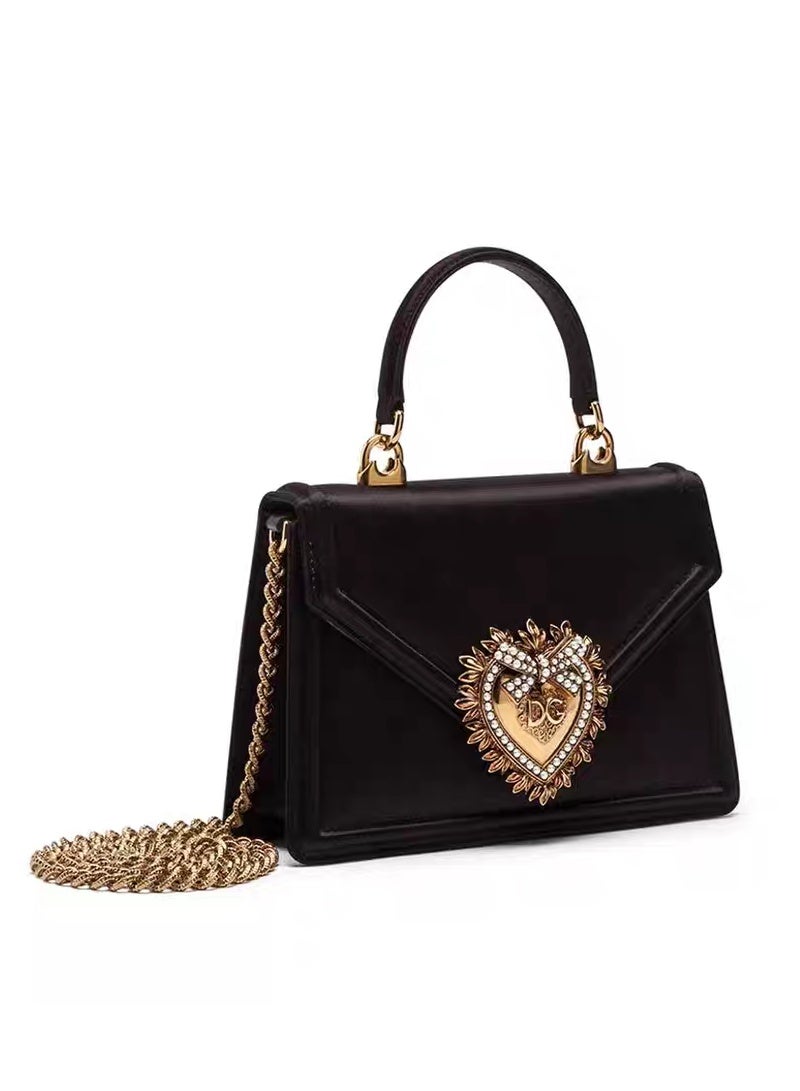 D&G Mini Top Handle Bag Black, Women's Cross Body Bag, Women's Tote Bag, Women's Hand Bag, Women's Shoulder Bag, Women's Travel Bag, Women's Hobo Bag - Image 2