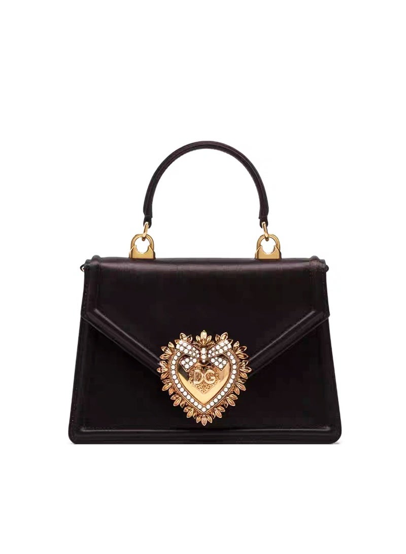 D&G Mini Top Handle Bag Black, Women's Cross Body Bag, Women's Tote Bag, Women's Hand Bag, Women's Shoulder Bag, Women's Travel Bag, Women's Hobo Bag - Image 3