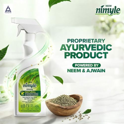 Nimyle Natural Kitchen Cleaner Spray | Food Grade Ingredients | Removes Tough Grease & Oil | Safe for Kitchen Food Surfaces | For Stoves, Countertops & Appliances | 450ml - Image 3