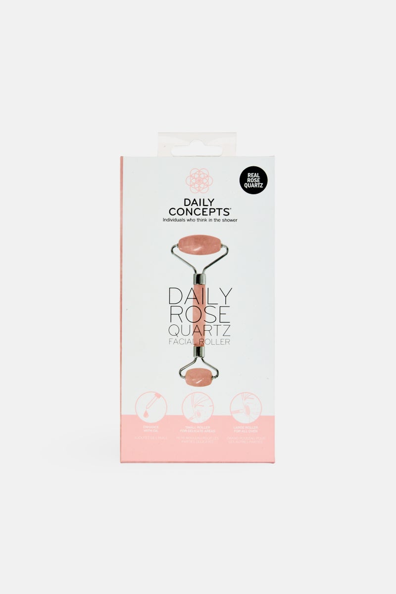 Daily Concepts Daily Facial Roller Double Ended, Pink - Image 1