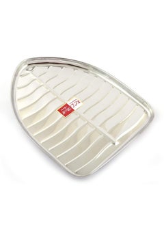 KCL KCL Stainless Steel Leaf Shaped Banana Plates/Dinner Plates/Lunch Plates- 1 Unit (Diameter -23.5 Cms) (No. 5, 1)  - Image 2