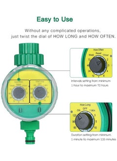 NIBEMINENT Outdoor Timed Irrigation Controller Green  - Image 5