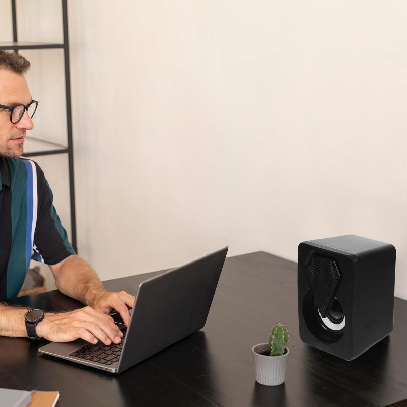 مكبرات صوت كمبيوتر USB مع إضاءة RGB محمولة مدمجة عالية الصوت للمنزل المكتب ألعاب سطح المكتب - Image 5