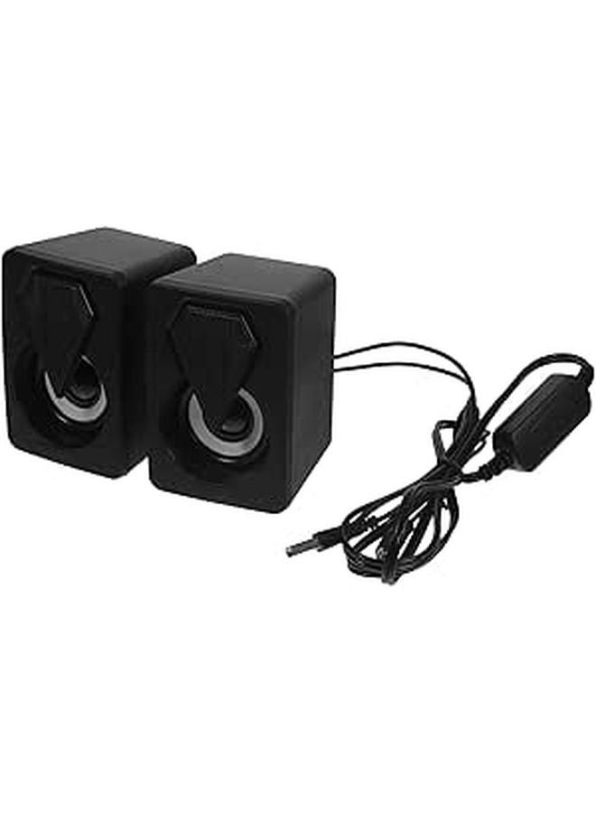 مكبرات صوت كمبيوتر USB مع إضاءة RGB محمولة مدمجة عالية الصوت للمنزل المكتب ألعاب سطح المكتب - Image 1