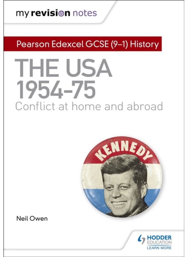 My Revision Notes Pearson Edexcel GCSE 9 1 History The USA 1954 1975 conflict at home and abroad - Paperback