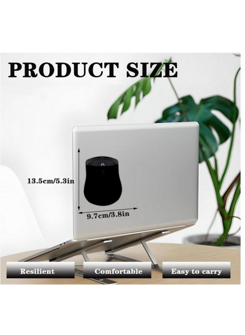 1 pcs Universal Stick On Mouse Pouch with Reusable Adhesive Slim Holder for Laptop Storage Bag Elastic Cable Organizer Cover Hard Sticker Pad - Image 5