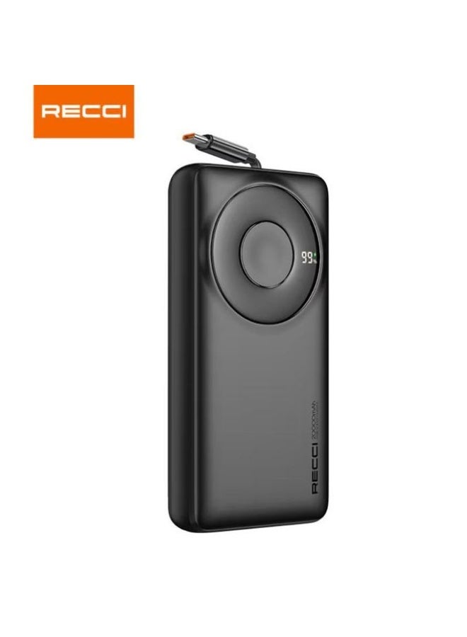 Recci Power Bank 20000mAh RPB-P72 - Black - Image 1