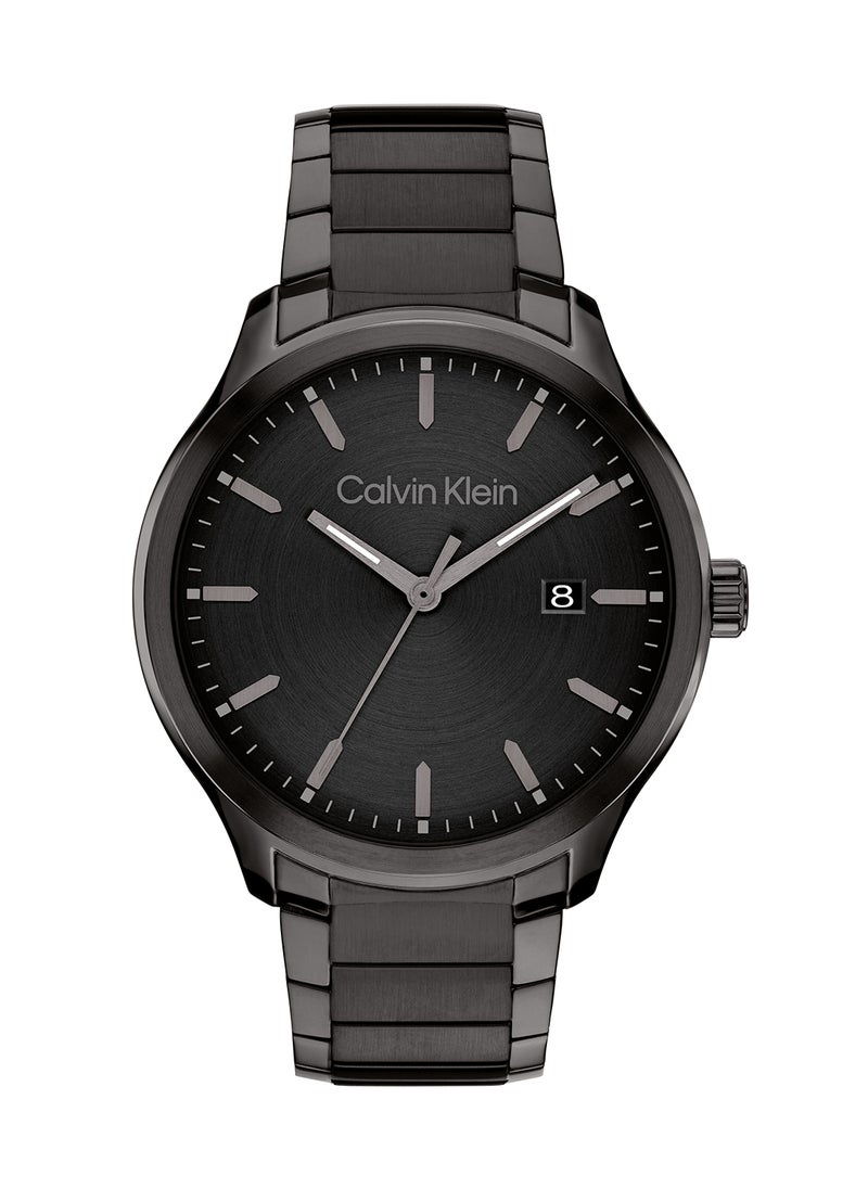 CALVIN KLEIN ساعة يد رجالية بعقارب دائرية الشكل من الستانلس ستيل 25200351 - 43 ملم  - Image 2