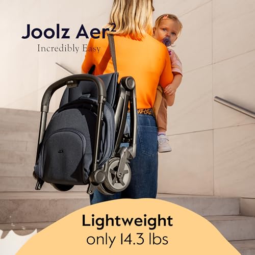 Joolz Aer2 Lightweight Travel Stroller for Baby & Toddler – Ultra-Compact One-Hand Foldable Stroller, Reclining Seat, UPF 50+ Canopy, Adjustable Leg Rest, Carry-On & Airplane Approved (Sandy Taupe) - Image 3