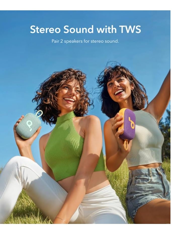 Soundcore Select 4 Go Bluetooth Speaker by Anker, Portable, Up to 20 H Playtime, IP67 Waterproof and Dustproof, Floatable, Powerful Sound, Ideal for Indoors and Outdoors - Green - Image 5