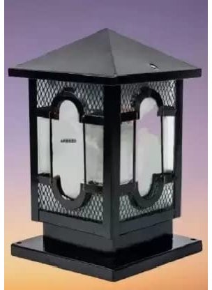 WHITERAY WHITERAY Black Metal Gate Light Taj AntiqueWaterproof Outdoor Light for Home and Garden Pack of 2  - Image 3