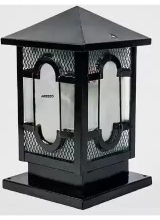 WHITERAY WHITERAY Black Metal Gate Light Taj AntiqueWaterproof Outdoor Light for Home and Garden Pack of 2  - Image 5
